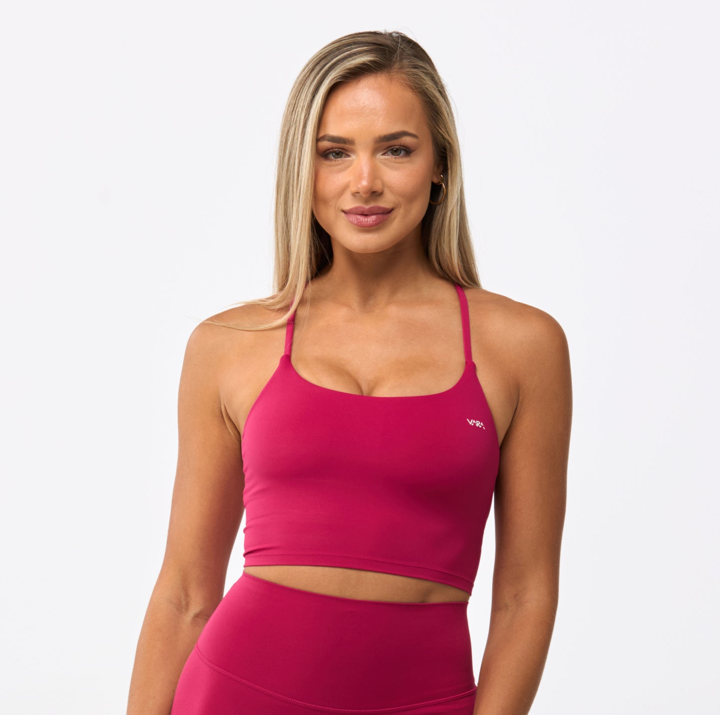 Scrunch Back Crop Top - Wild Berries