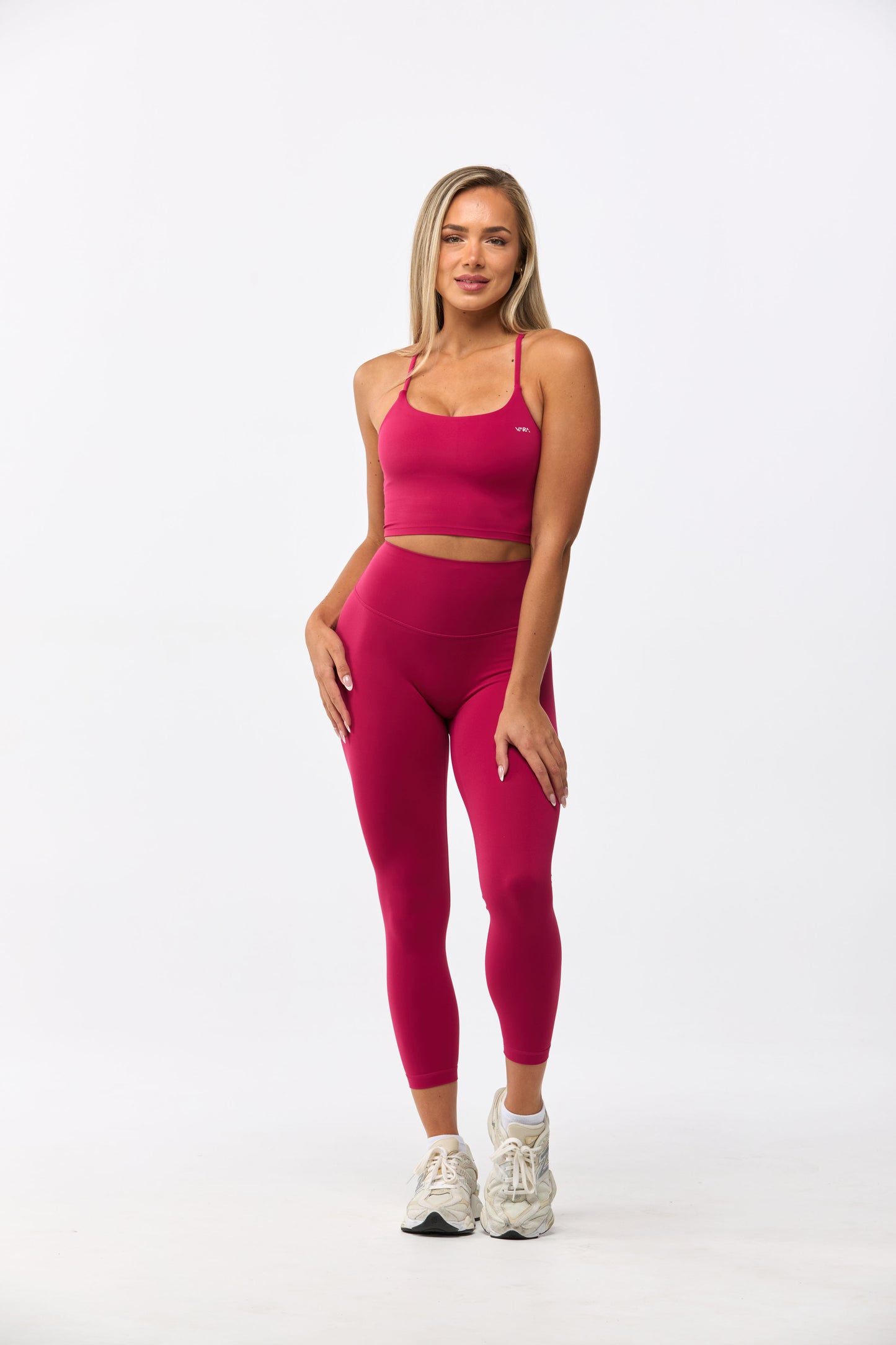 Scrunch Back Crop Top - Wild Berries