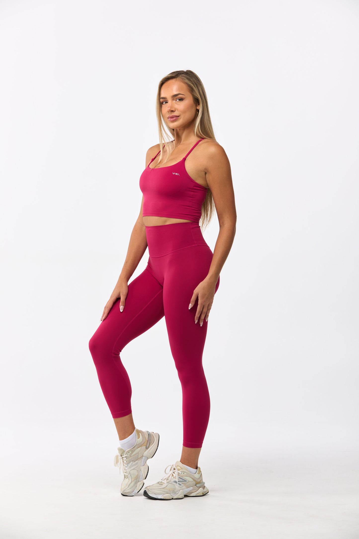 Scrunch Back Crop Top - Wild Berries