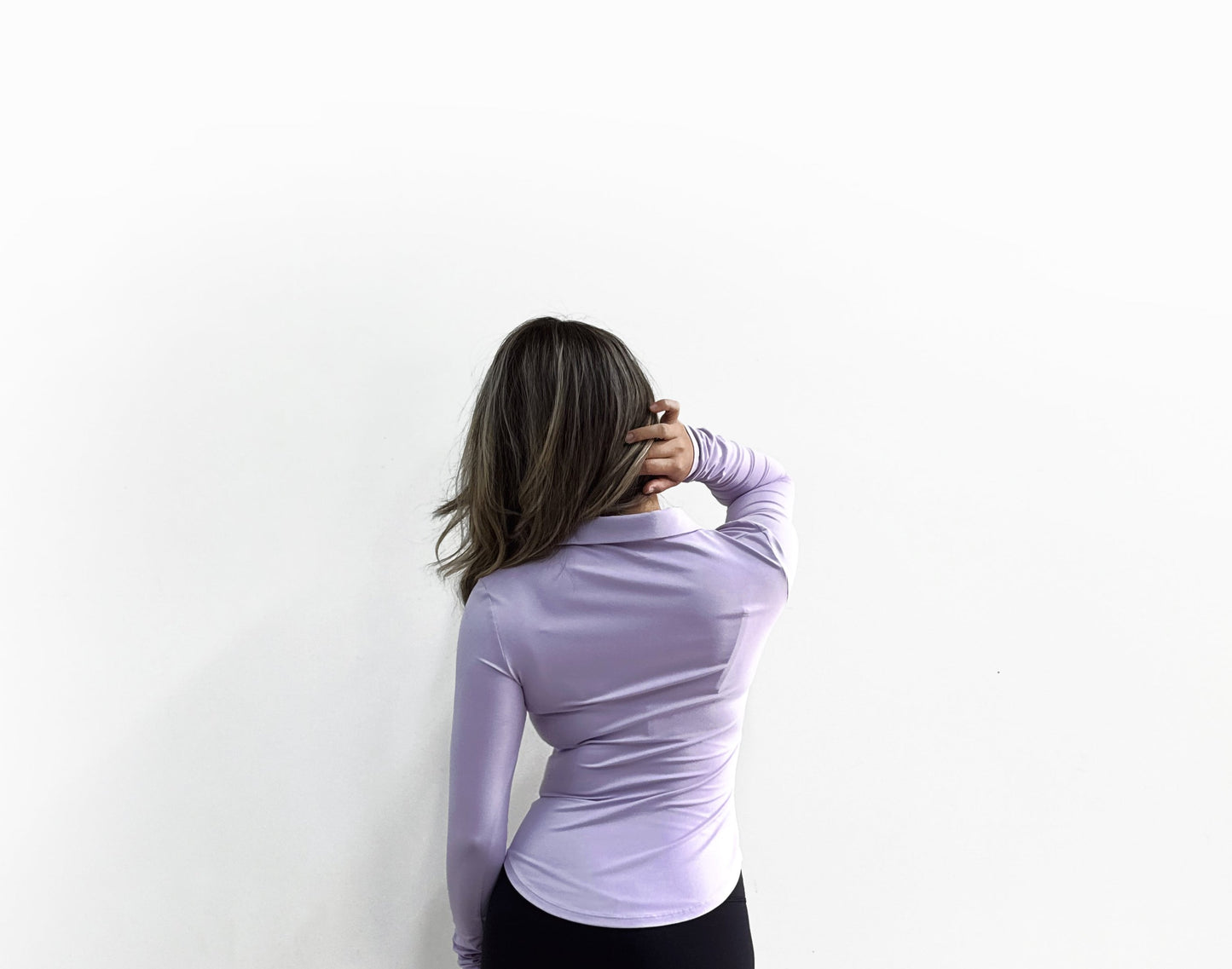 Barely There - Half Zip Long Sleeve Top